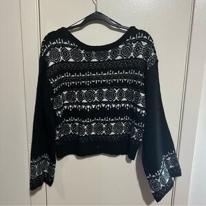 Sam Edelman Thick Knit Sweater Flare Sleeve